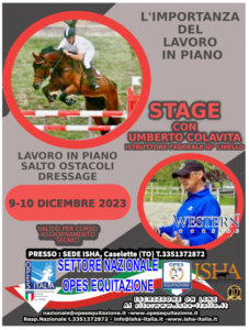 STAGE CON UMBERTO COLAVITA @ ISHA-OPES EQUITAZIONE